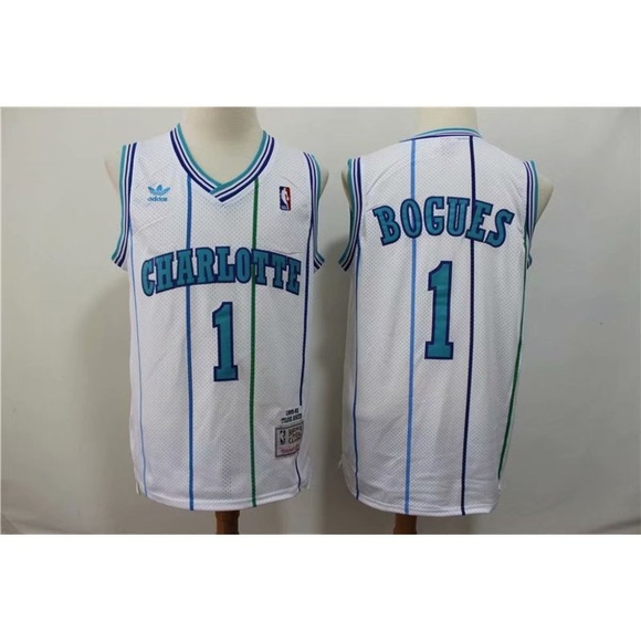 charlotte hornets muggsy bogues jersey